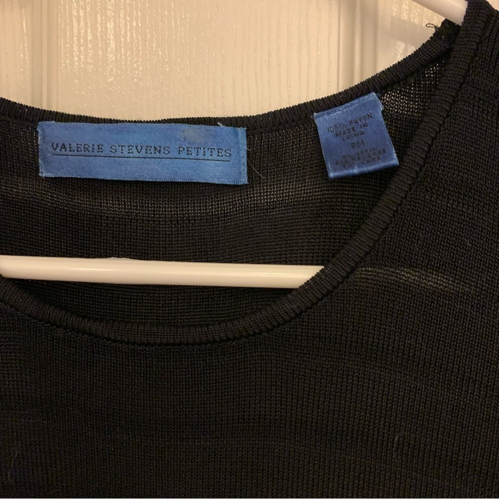 Valerie Stevens Navy Blue Tank Top - Picture 3 of 5
